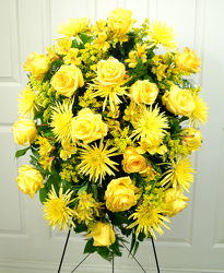 Golden Tribute from Dallas Sympathy Florist in Dallas, TX
