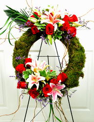 Cherished Wreath from Dallas Sympathy Florist in Dallas, TX