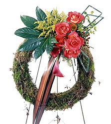  Never-ending Love Wreath from Dallas Sympathy Florist in Dallas, TX