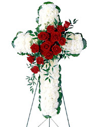  Floral Cross Arrangement from Dallas Sympathy Florist in Dallas, TX