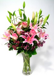 Lilies and Roses Large from Dallas Sympathy Florist in Dallas, TX