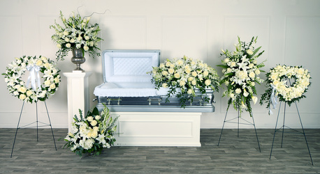 Forever Remembered Floral Suite- Available Individually  from Dallas Sympathy Florist in Dallas, TX